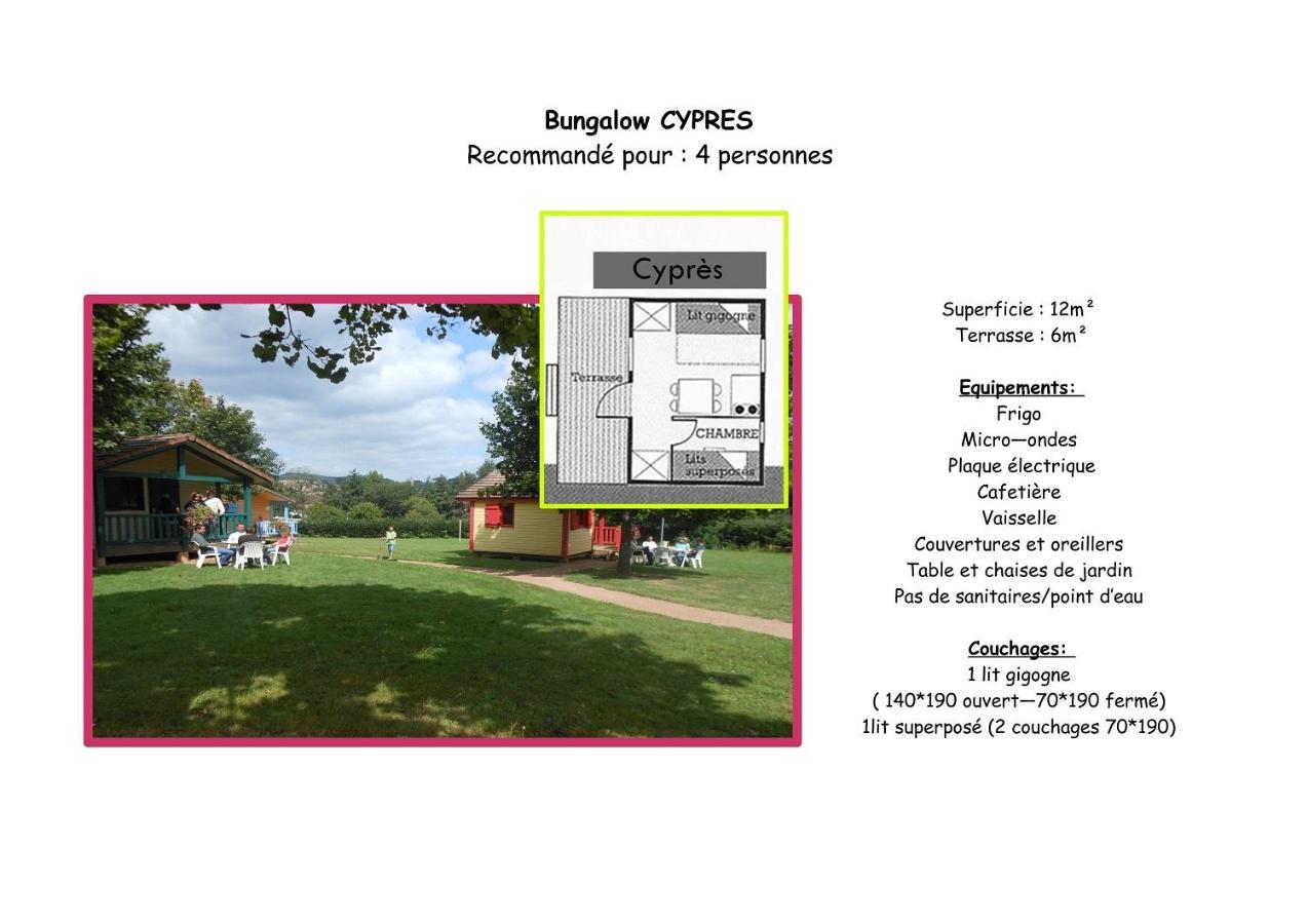 Camping Les Feuilles Chauffailles Exteriör bild