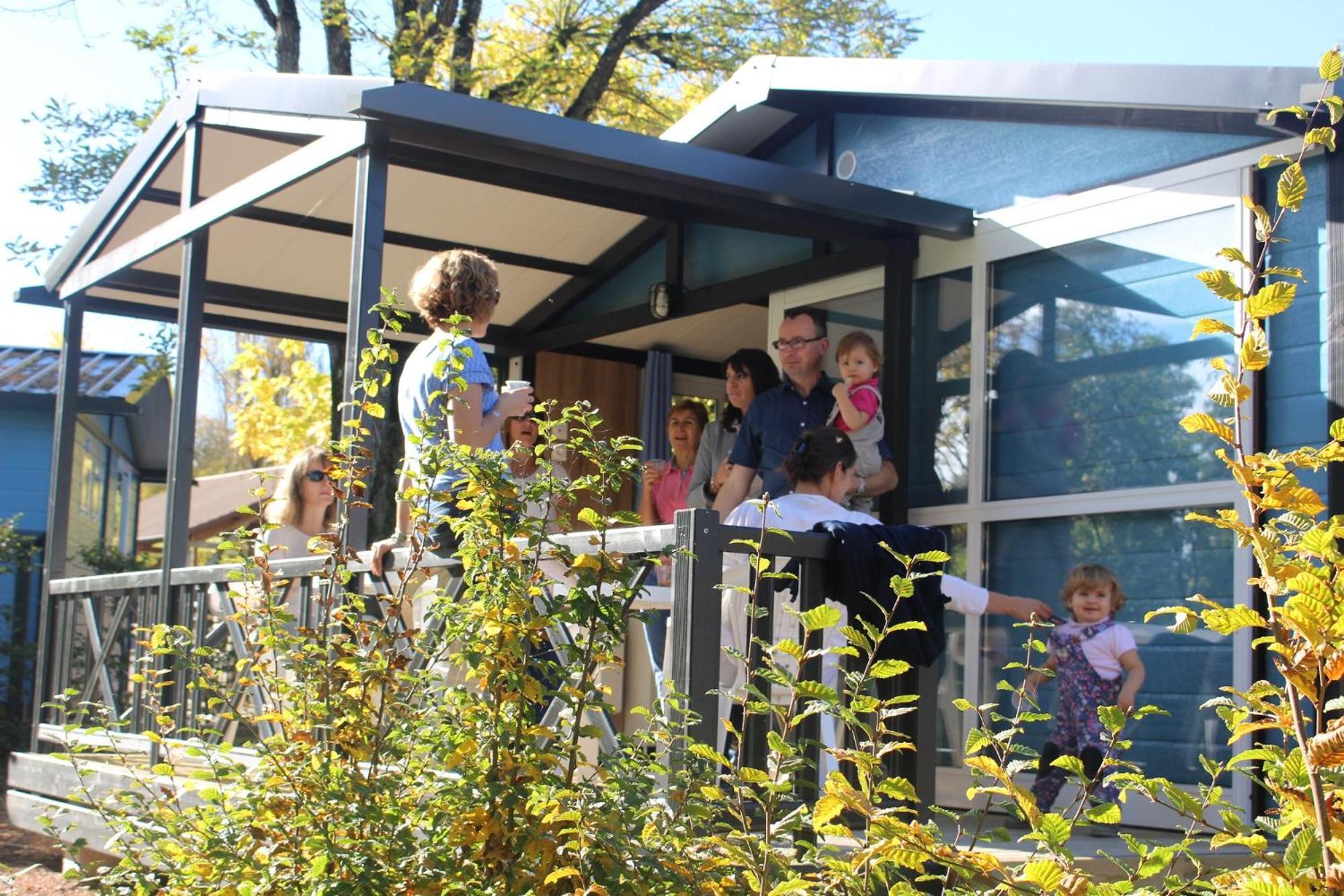 Camping Les Feuilles Chauffailles Exteriör bild